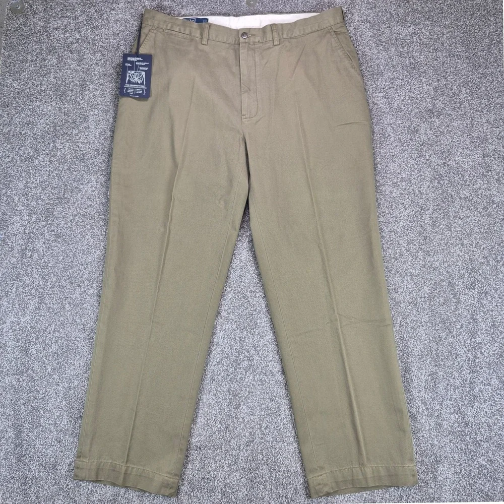 NWT Polo Ralph Lauren Prospect Pant Mens 38x30 Brown Chino Cotton